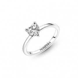 Anel Sparkling Heart Solitaire